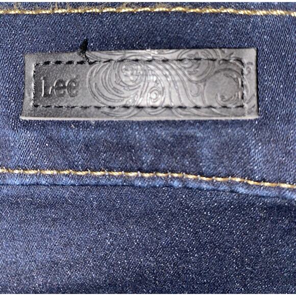 Lee Easy Fit Blue Jeans Womens Size 4 Stretch Comfortable - Picture 3 of 6